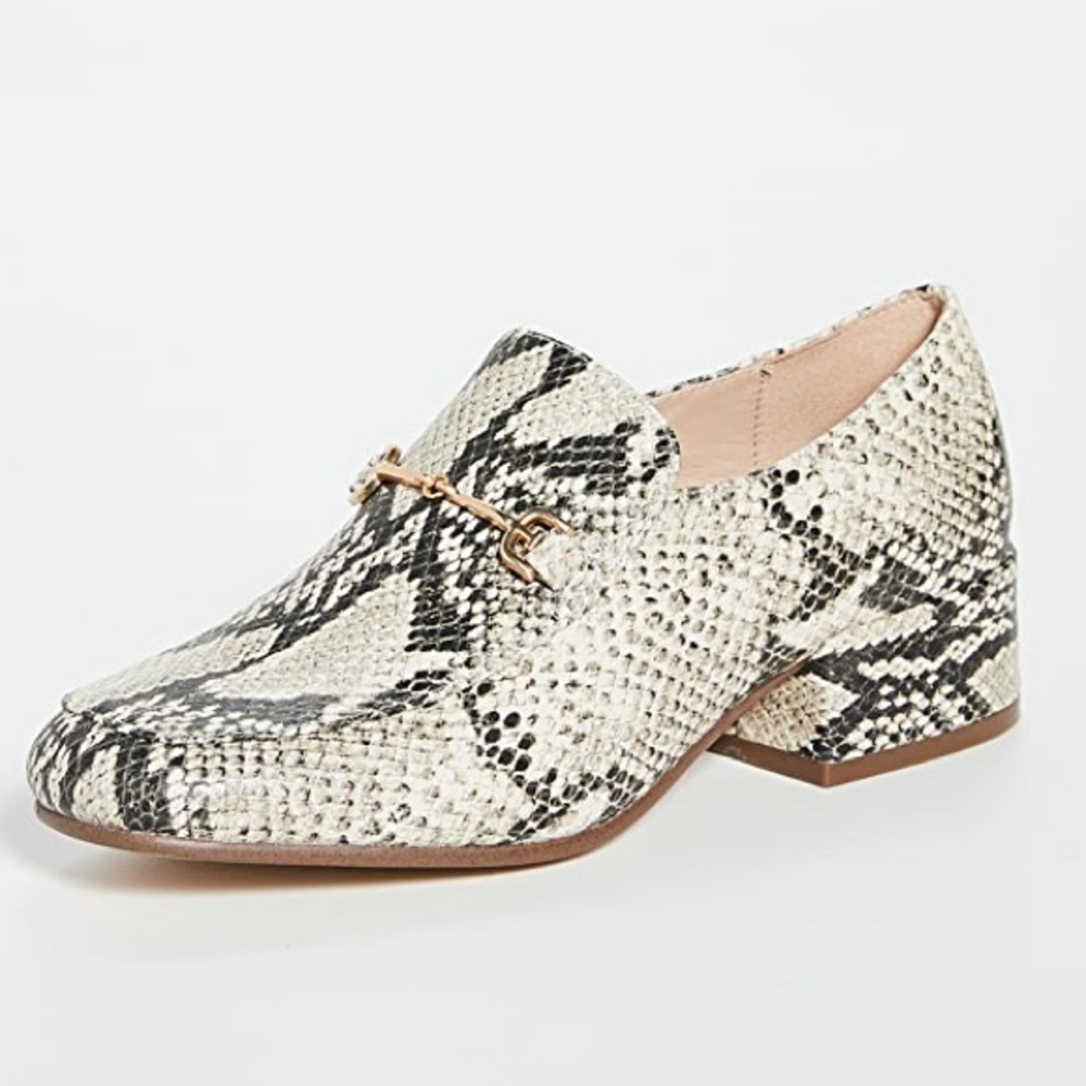 New Sam Edelman Jamille snake-embossed Loafers - Picture 10 of 10
